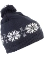 K-UP Bonnet de Noël tricoté motif étoiles /api/colors/bada278f-7cd4-4ee1-857c-a59632707566 personnalisable