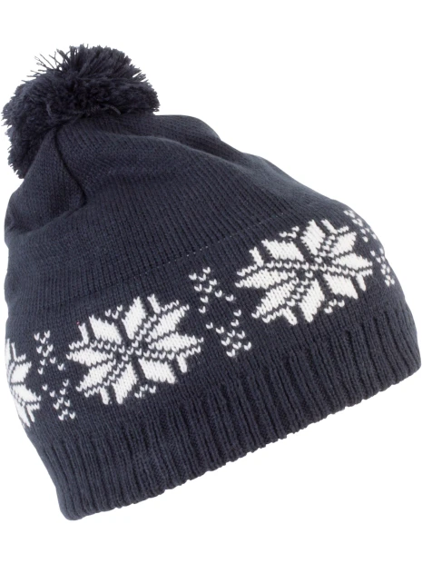 K-UP Bonnet de Noël tricoté motif étoiles /api/colors/bada278f-7cd4-4ee1-857c-a59632707566 personnalisable