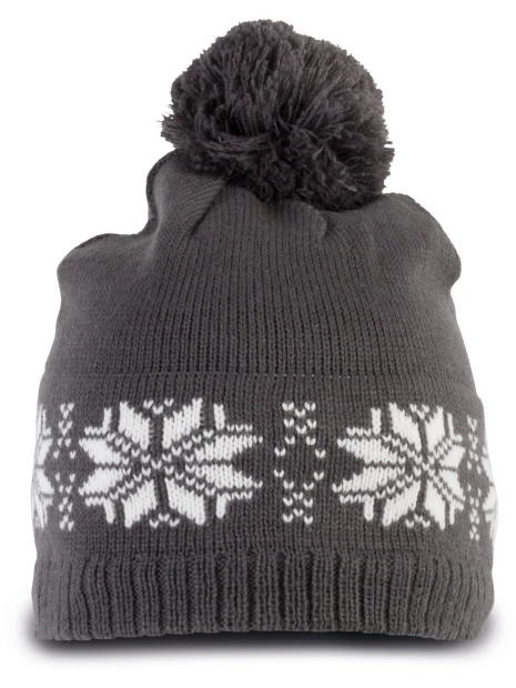 K-UP Bonnet de Noël tricoté motif étoiles /api/colors/42985ae1-1376-417b-a8c9-1d6243c6854b personnalisable