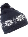 K-UP Bonnet de Noël tricoté motif étoiles /api/colors/bada278f-7cd4-4ee1-857c-a59632707566 personnalisable