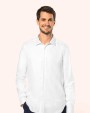 Chemises personnalisable KARIBAN Chemise Oxford pinpoint manches longues homme