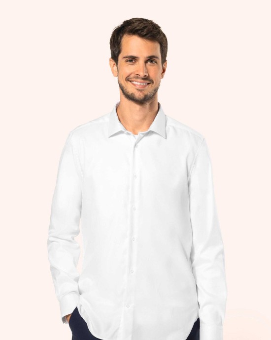 Chemises personnalisable Kariban Chemise Oxford pinpoint manches longues homme