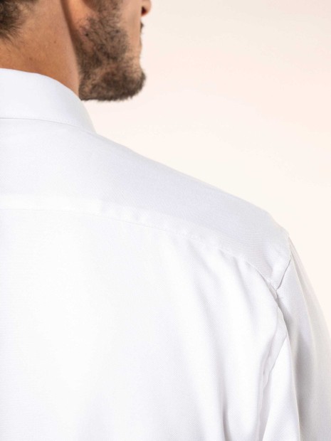 Chemises à personnaliser KARIBAN Chemise Oxford pinpoint manches longues homme 