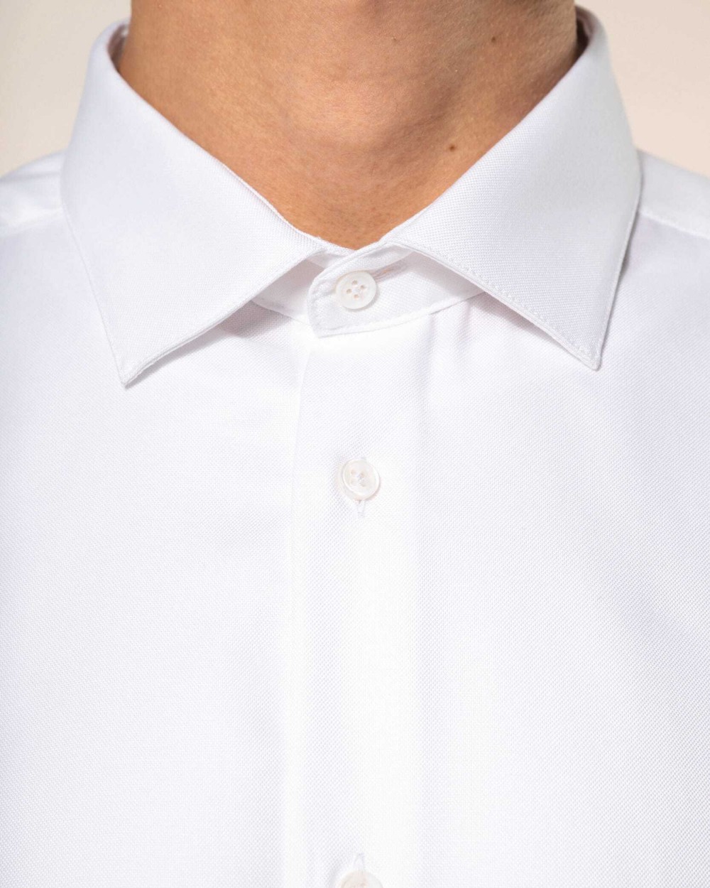 KARIBAN Oxford Pinpoint-Herrenhemd mit langen Ärmeln Hemden personalisierbar