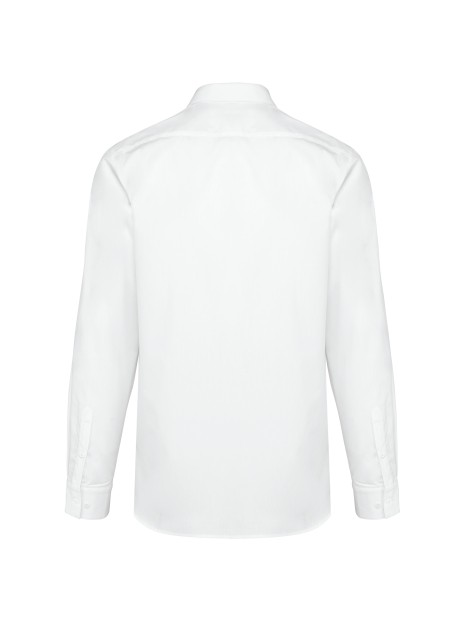 KARIBAN Chemise Oxford pinpoint manches longues homme /api/colors/7a92cd2d-10d2-40b4-928b-296bb7487506 personnalisable