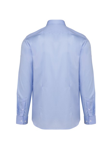 KARIBAN Chemise Oxford pinpoint manches longues homme /api/colors/4cec75fa-1f09-44ce-bebf-23636ee5c6d4 personnalisable