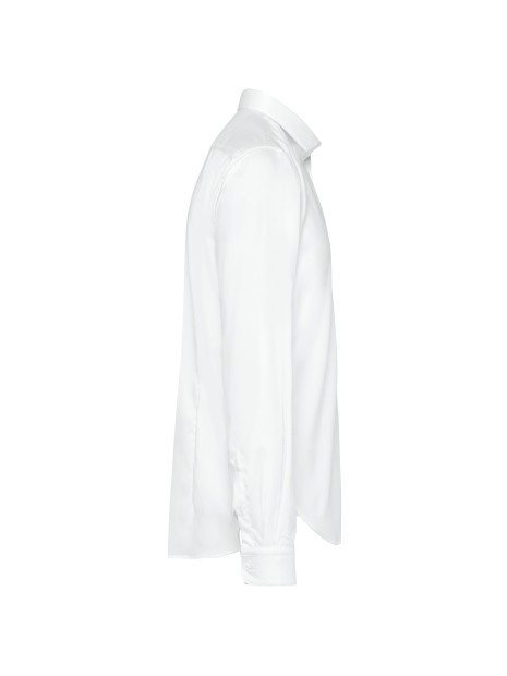 KARIBAN Chemise Oxford pinpoint manches longues homme /api/colors/7a92cd2d-10d2-40b4-928b-296bb7487506 personnalisable