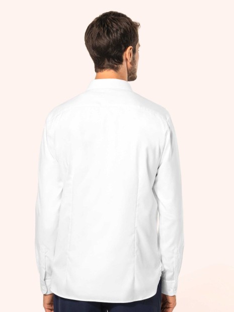 Chemises à personnaliser KARIBAN Chemise Oxford pinpoint manches longues homme 