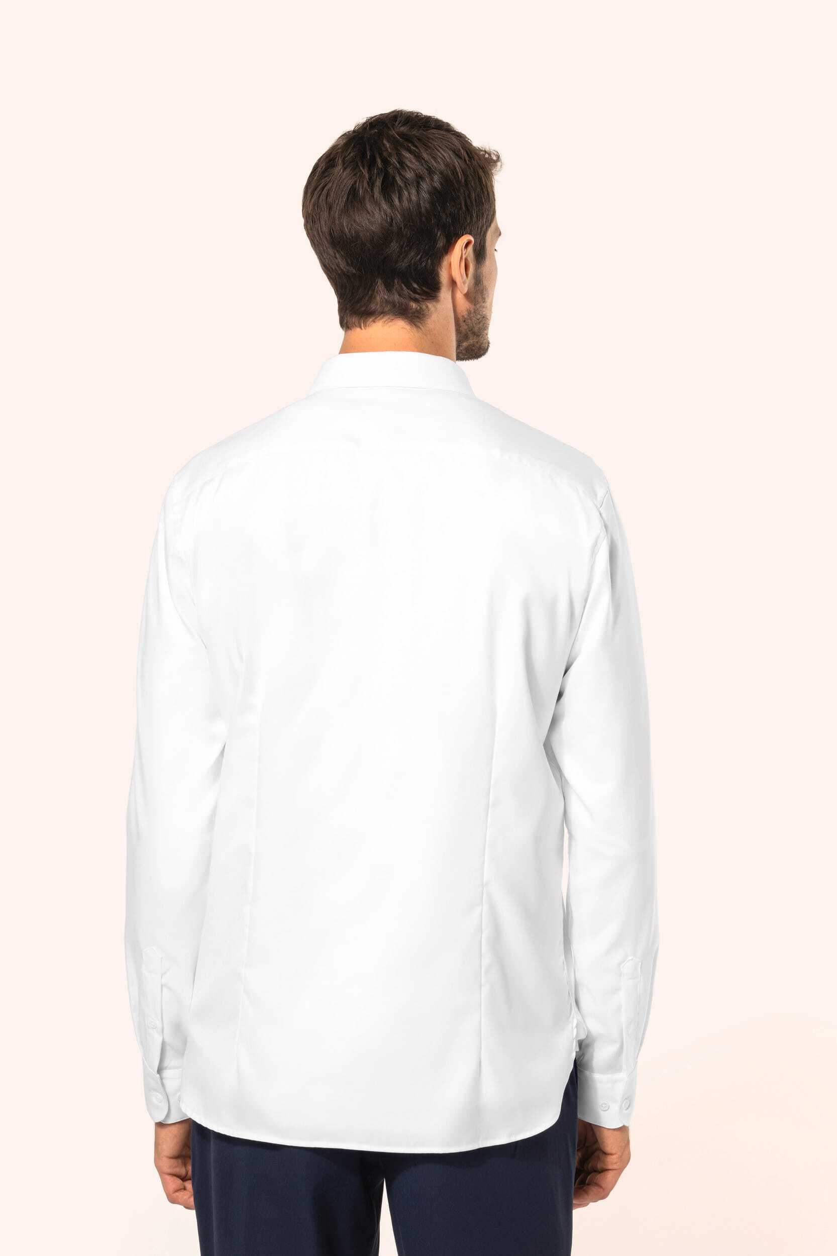 Chemises personnalisable KARIBAN Chemise Oxford pinpoint manches longues homme