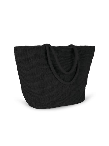 KIMOOD Sac shopping en fils de jute tressée, effet toile tricotée /api/colors/b9fdad4a-5e94-45cb-8c03-c08b349b28c3 personnalisable