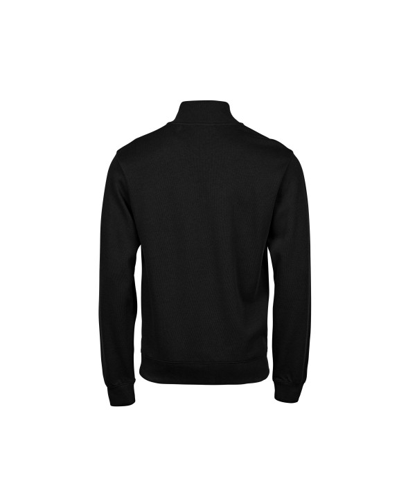TEE JAYS RIBBED INTERLOCK HALF ZIP Sweatshirts personalisierbar