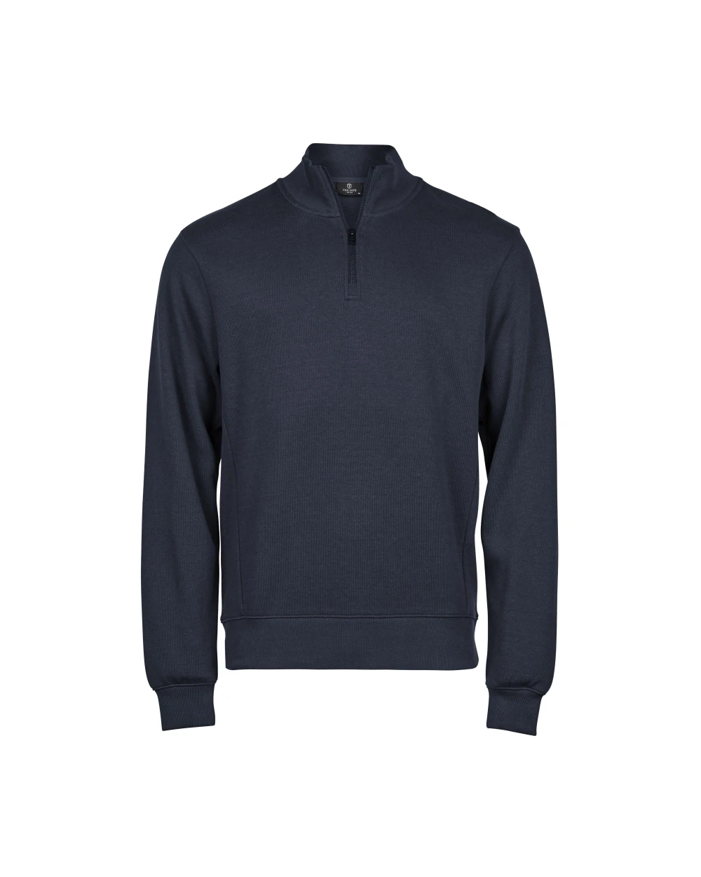 TEE JAYS RIBBED INTERLOCK HALF ZIP Sweatshirts personalisierbar