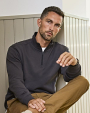 Sweat-shirts personnalisable Tee Jays RIBBED INTERLOCK HALF ZIP