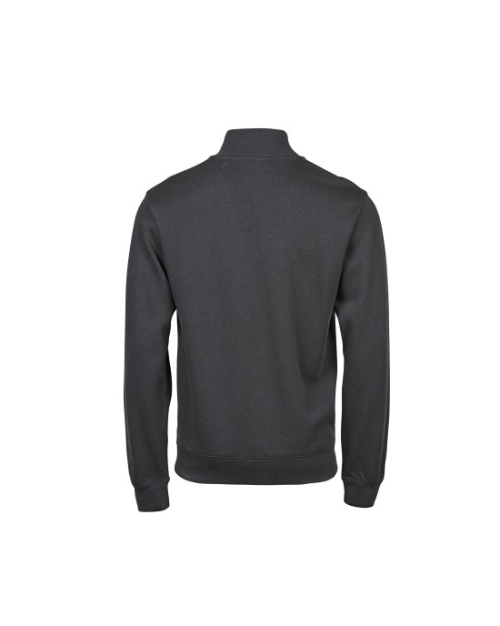 Sweat-shirts personnalisable Tee Jays RIBBED INTERLOCK HALF ZIP