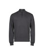 Sweat-shirts personnalisable Tee Jays RIBBED INTERLOCK HALF ZIP