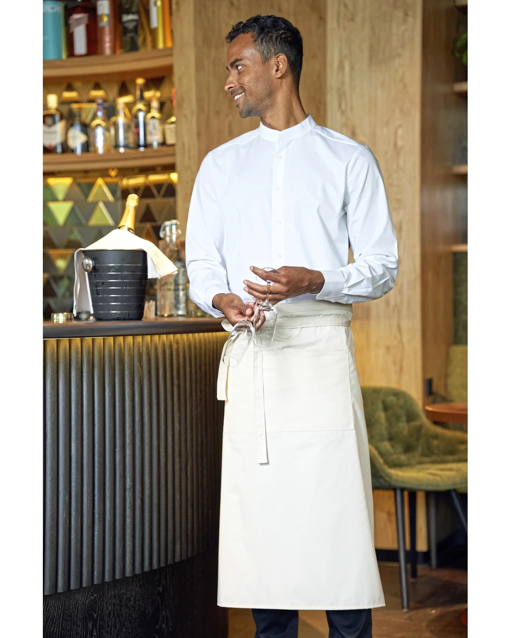Tabliers personnalisable C.G. WORKWEAR Bistroapron Roma Bag 80 x 100 cm