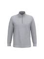 KARIBAN Sweat-shirt col zippé homme /api/colors/a37ac46b-201c-43db-9085-8f3a99c04b1c personnalisable