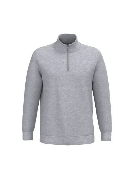 KARIBAN Sweat-shirt col zippé homme /api/colors/a37ac46b-201c-43db-9085-8f3a99c04b1c personnalisable