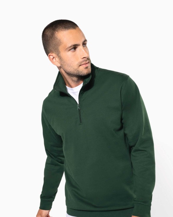 Sweat-shirts personnalisable KARIBAN Sweat-shirt col zippé homme