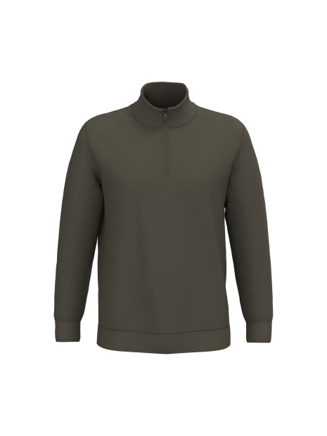 KARIBAN Sweat-shirt col zippé homme /api/colors/7d4189a1-61a3-430b-83e5-a3a6fe159806 personnalisable