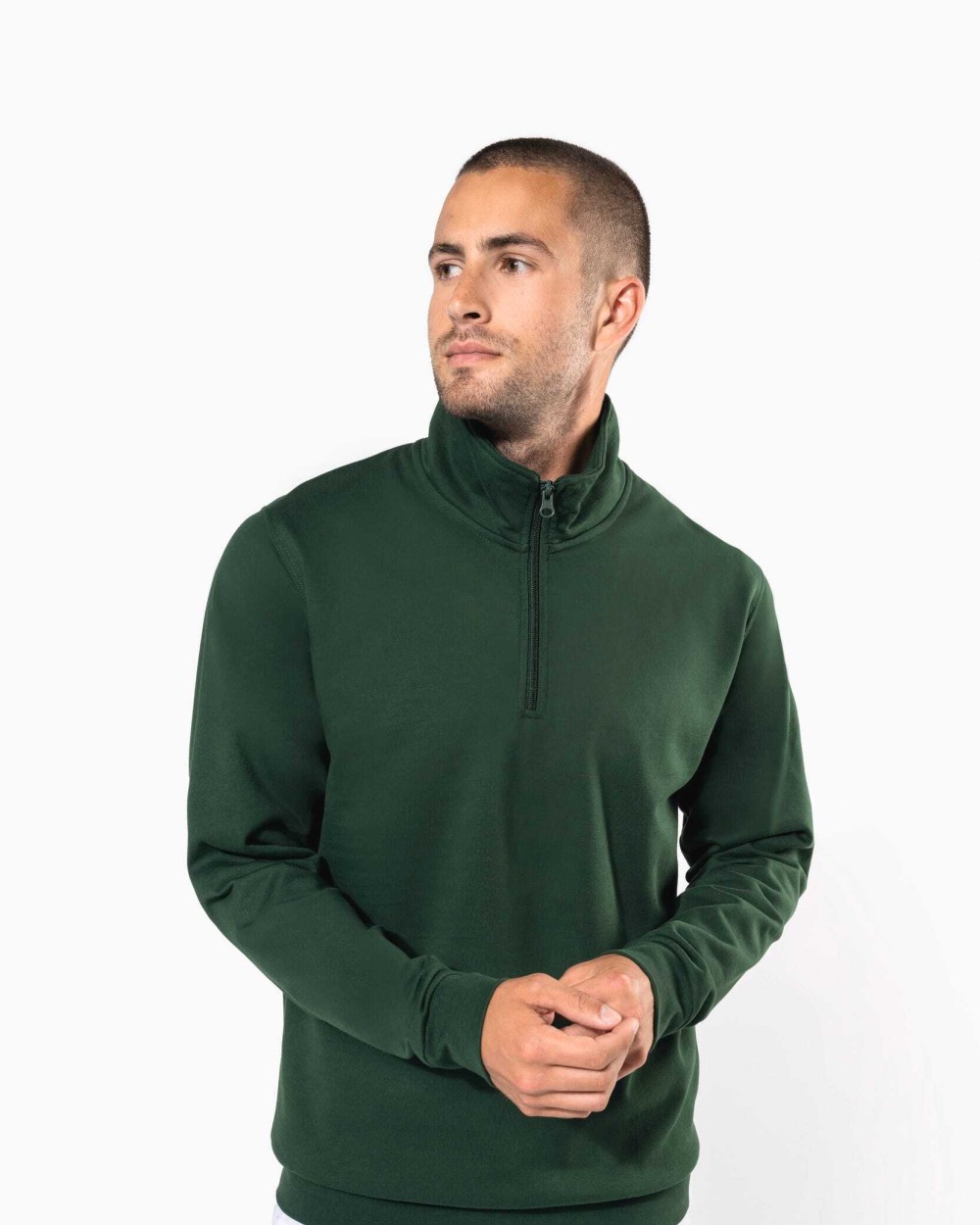 KARIBAN Sweatshirt 1/4-Reißverschluss Sweatshirts personalisierbar