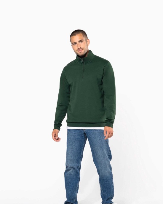 Sweat-shirts personnalisable Kariban Sweat-shirt col zippé homme
