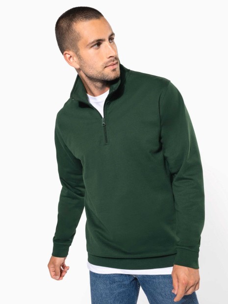 Sweat-shirts à personnaliser KARIBAN Sweat-shirt col zippé homme 