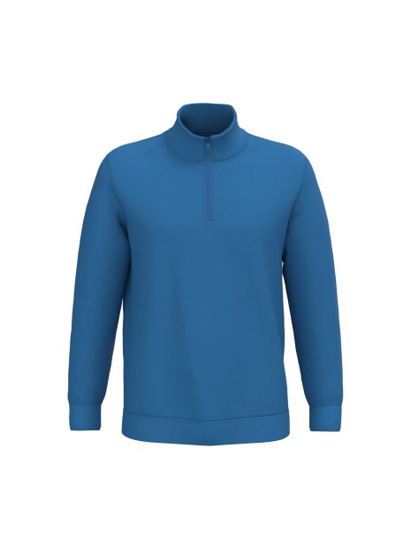KARIBAN Sweat-shirt col zippé homme /api/colors/68572561-1214-42b1-b94c-44fb780d37b4 personnalisable