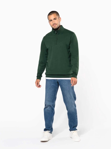 Sweat-shirts à personnaliser KARIBAN Sweat-shirt col zippé homme 