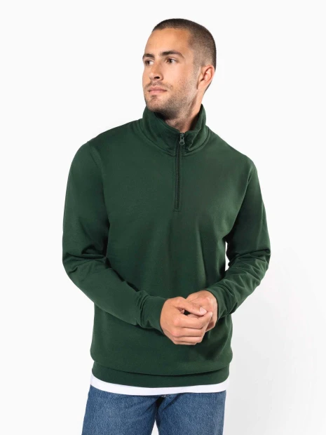Sweat-shirts à personnaliser KARIBAN Sweat-shirt col zippé homme 