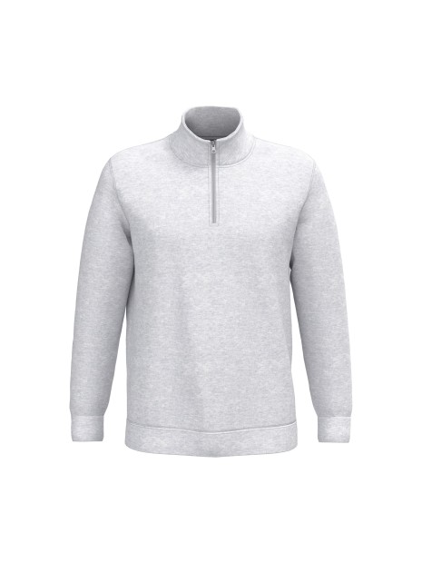 KARIBAN Sweat-shirt col zippé homme /api/colors/4a891c91-7426-40ec-9f86-8674f2899954 personnalisable