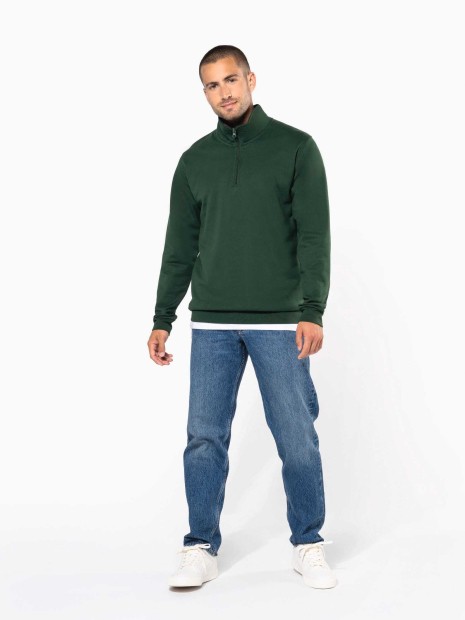 Sweat-shirts à personnaliser KARIBAN Sweat-shirt col zippé homme 