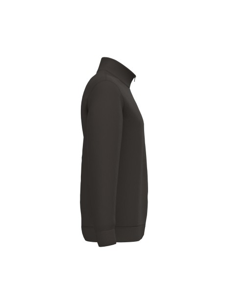 KARIBAN Sweat-shirt col zippé homme /api/colors/3664e9be-231a-44a8-bacd-707b001b474c personnalisable