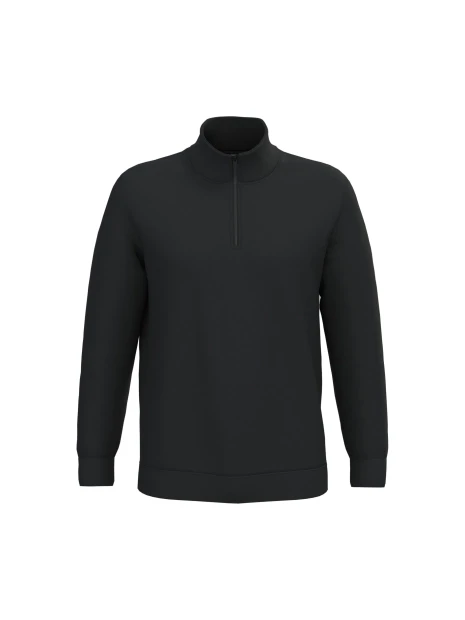 KARIBAN Sweat-shirt col zippé homme /api/colors/b9fdad4a-5e94-45cb-8c03-c08b349b28c3 personnalisable