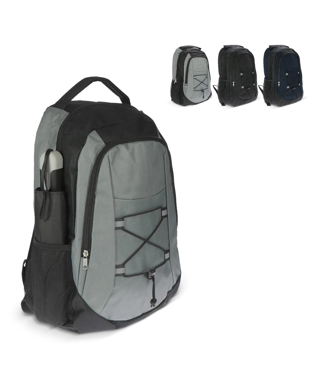 4DO Rucksack mit Kordelzug R-PET 25L Taschen personalisierbar