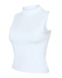 SKINNIFIT Women`s High Neck Crop Vest T-Shirts personalisierbar