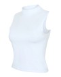 SKINNIFIT Women`s High Neck Crop Vest T-Shirts personalisierbar