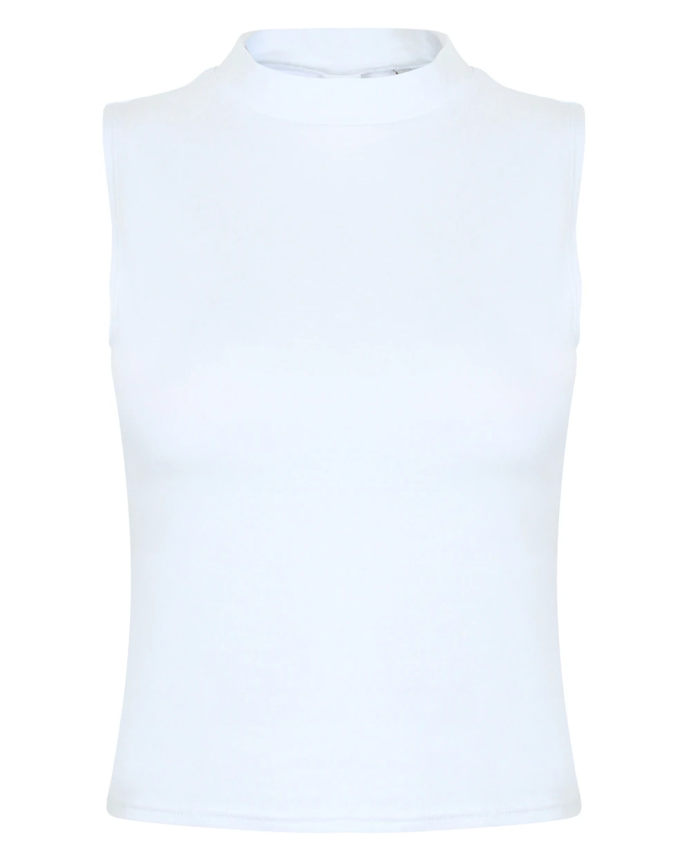 SKINNIFIT Women`s High Neck Crop Vest T-Shirts personalisierbar