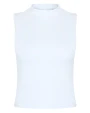 SKINNIFIT Women`s High Neck Crop Vest T-Shirts personalisierbar