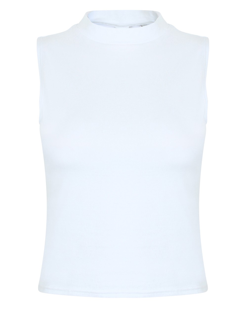 SKINNIFIT Women`s High Neck Crop Vest T-Shirts personalisierbar