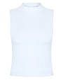 SKINNIFIT Women`s High Neck Crop Vest T-Shirts personalisierbar