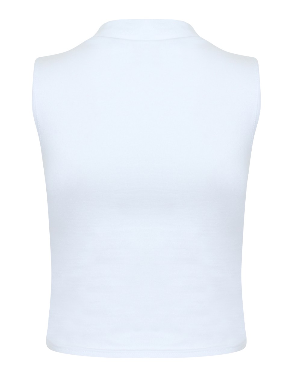 SKINNIFIT Women`s High Neck Crop Vest T-Shirts personalisierbar