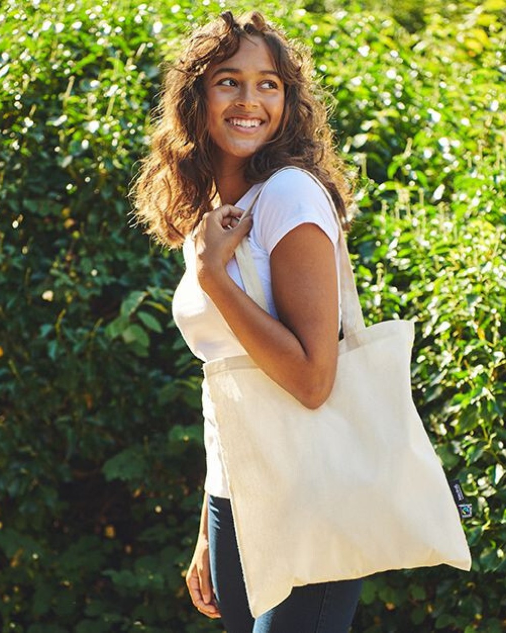 Tassen & Zakken NEUTRAL SHOPPING BAG, LONG HANDLES voor bedrukking &amp; borduring