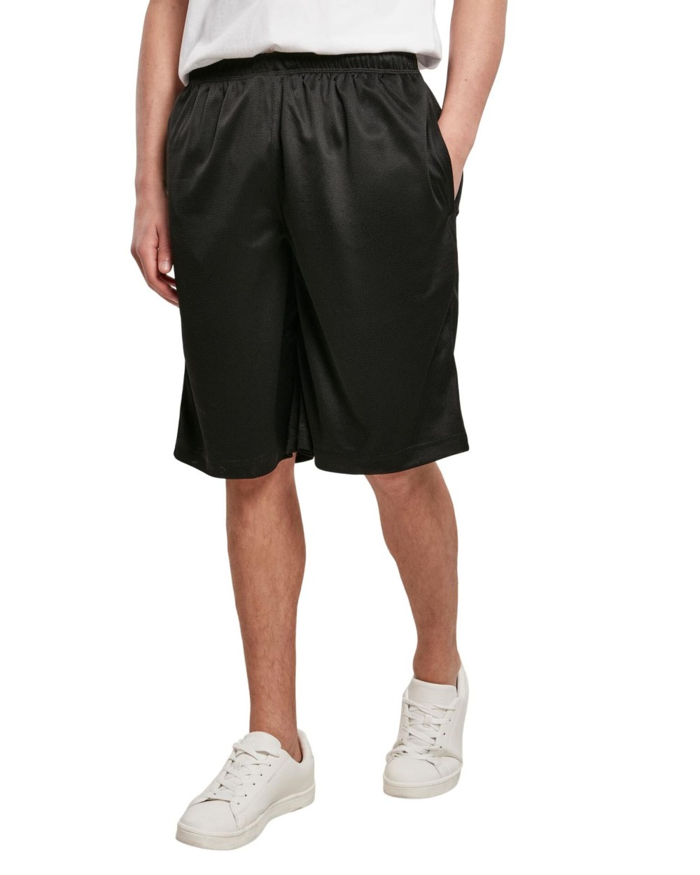 BUILD YOUR BRAND MESH SHORTS Bermudas & Shorts personalisierbar