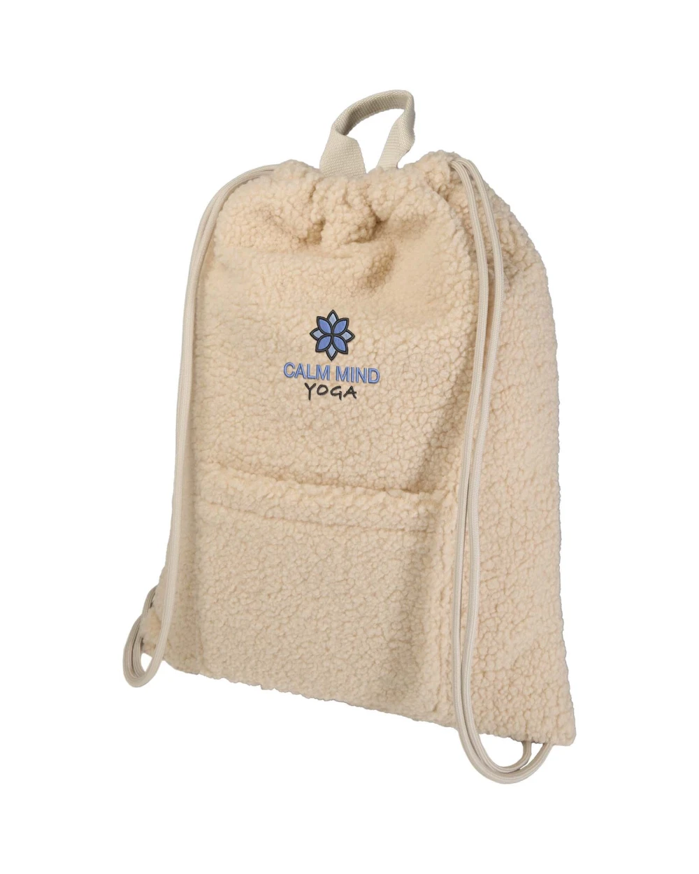Tassen & Zakken 4DO Bear GRS gerecyclede sherpa rugzak met trekkoordsluiting 9 l voor bedrukking &amp; borduring