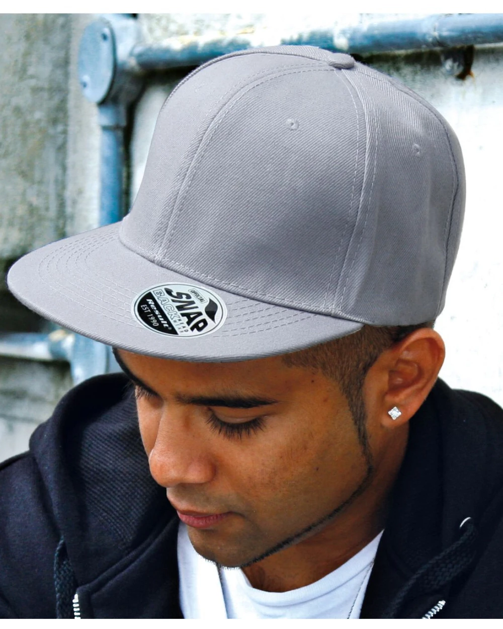Petjes RESULT BRONX ORIGINAL FLAT PEAK SNAPBACK CAP voor bedrukking &amp; borduring