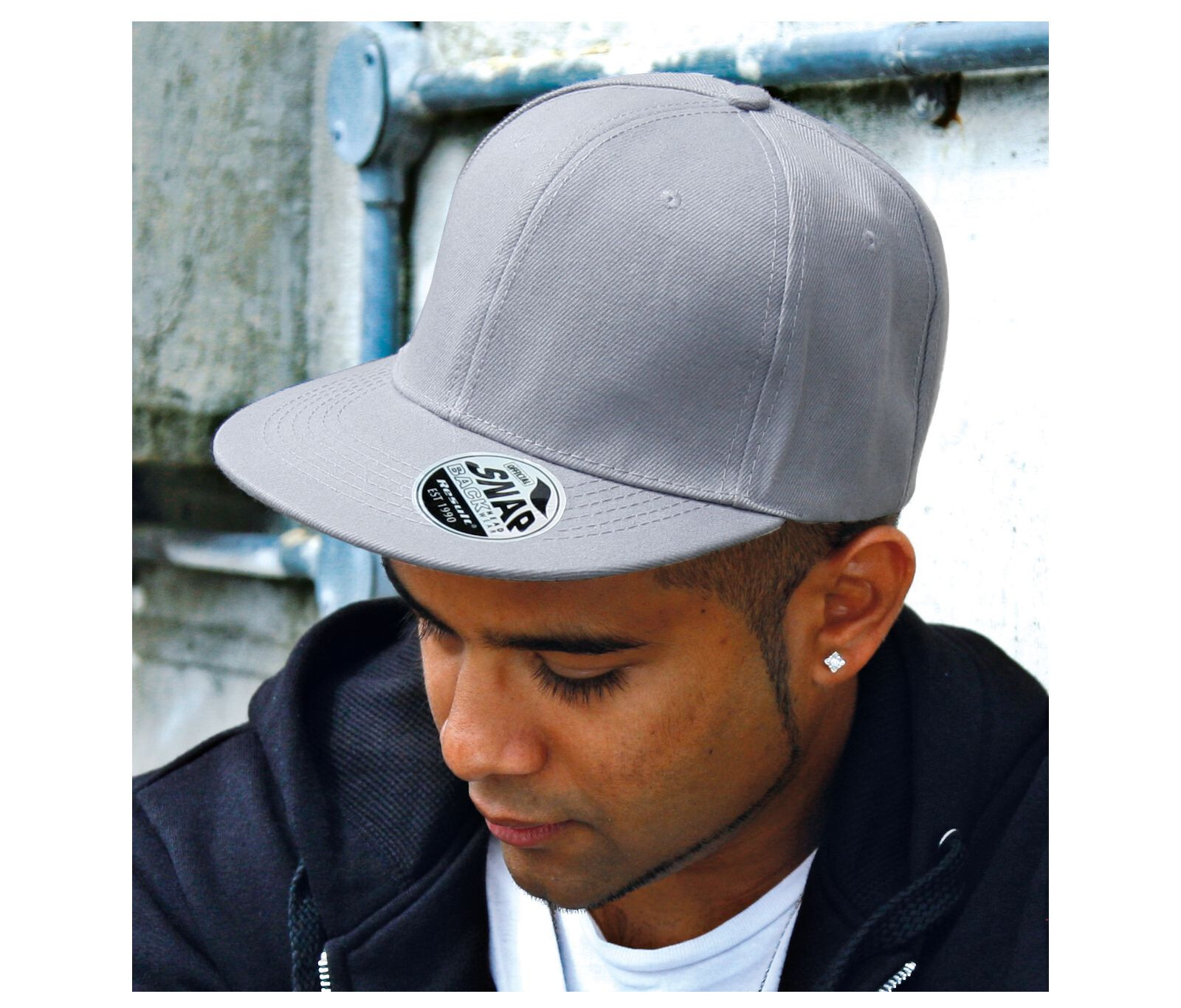 Petjes RESULT BRONX ORIGINAL FLAT PEAK SNAPBACK CAP voor bedrukking &amp; borduring