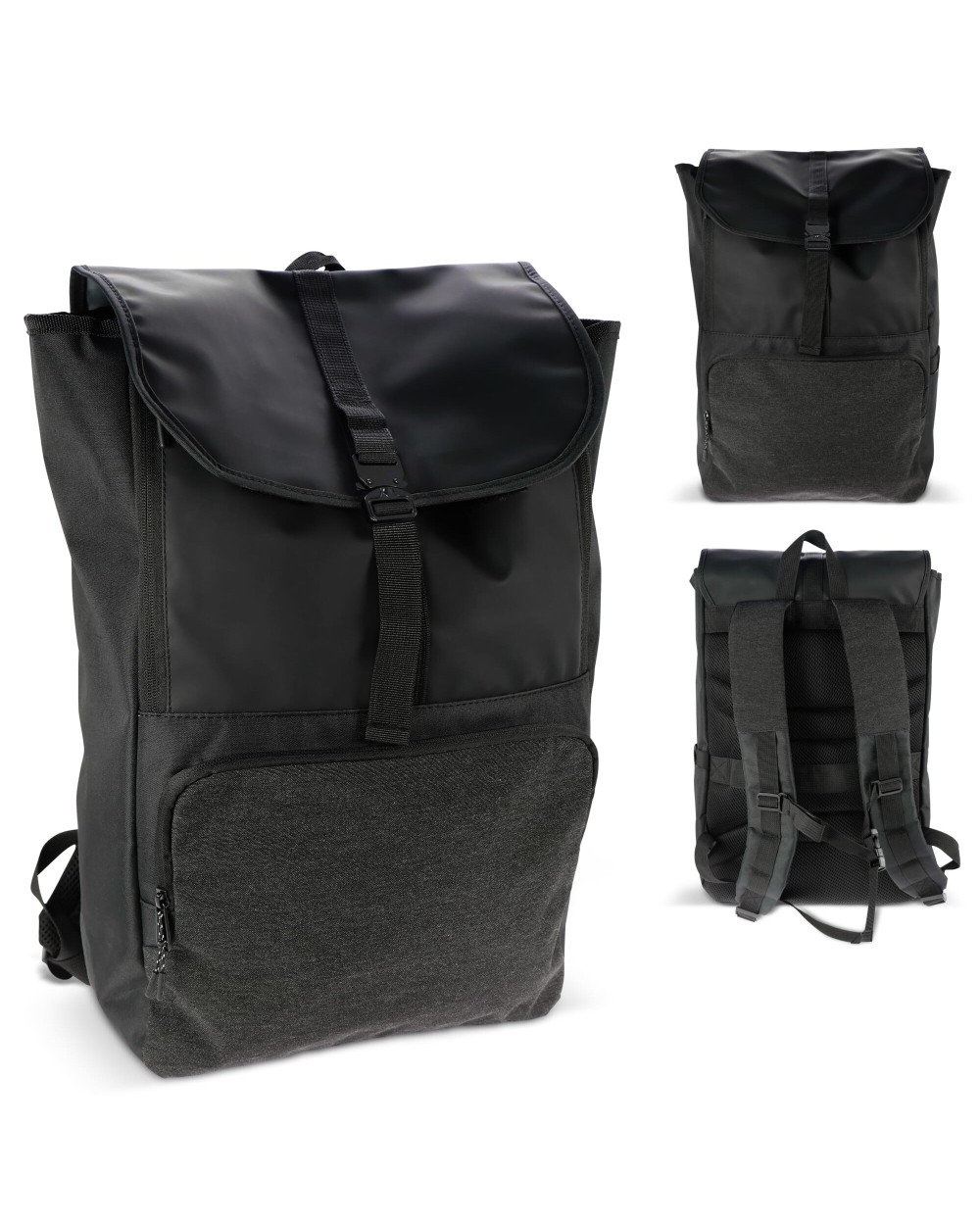 4DO Laptop-Rucksack Liam RPET 20L Taschen personalisierbar