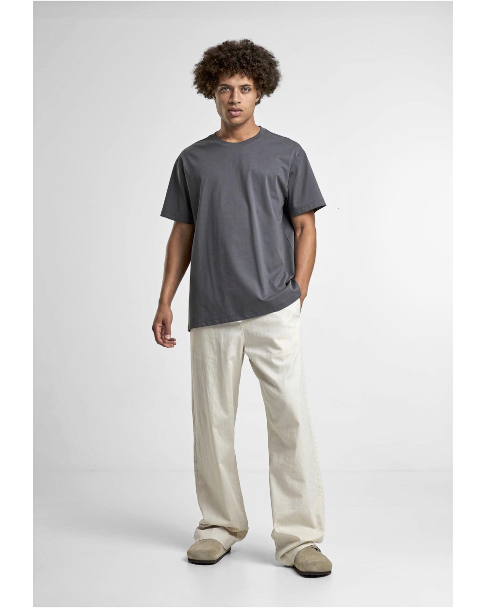 T-shirts BUILD YOUR BRAND Sorona® Loose Fit Tee voor bedrukking &amp; borduring