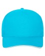 Casquettes personnalisable MYRTLE BEACH 5 Panel Sandwich Cap Bio Cotton
